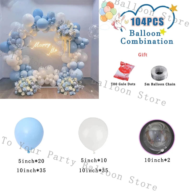 Blue Balloons Garland Boys Birthday Party Balloon Arch Kit Yellow Nude Latex Ballon Baby Shower Decorations Wedding Supplies