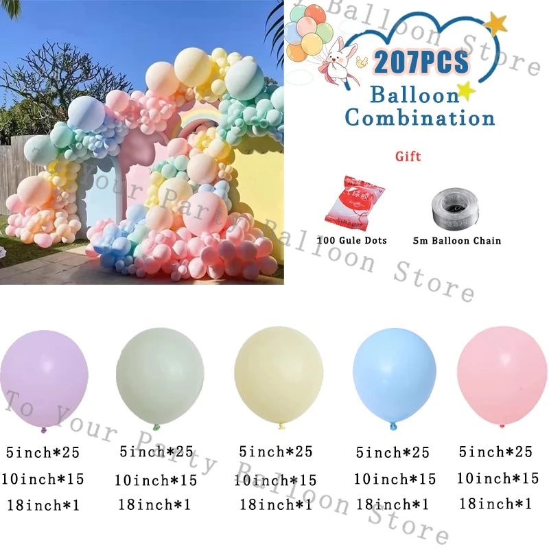 Blue Balloons Garland Boys Birthday Party Balloon Arch Kit Yellow Nude Latex Ballon Baby Shower Decorations Wedding Supplies